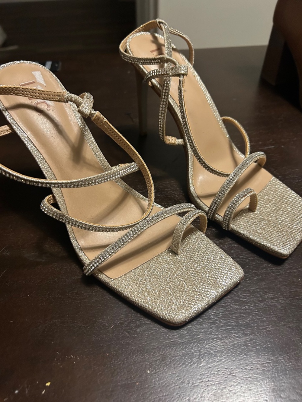 Silver strap heels - Picture 2 of 3